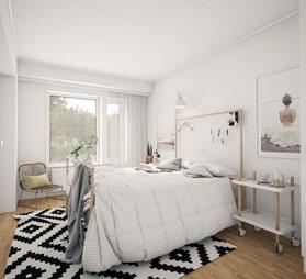 6 m² TM TT KS U/M 730 Lägenhet 82 m 2 Ljus och öppen planlösning där sambandet mellan kök och vardagsrum öppnar upp för det sociala livet.