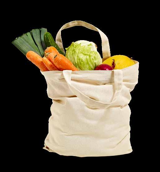 TÄNK PÅ MILJÖN PACKA HÅLLBART BOMULLSBAG ORGANIC I