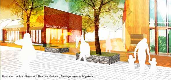 I och med byggnadens exponerade läge underlättar den att identifiera sig i äldre fotografier från Lyckeby. Se även bilder på s. 15 och 22.