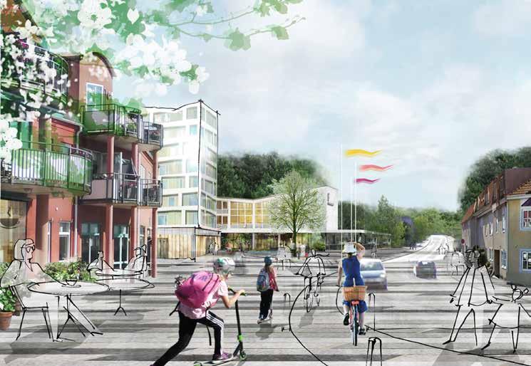 Augerumsv. Lyckeby kunskapscenter Ekebacken Axel W Anderssons v. E22 Norra Kullev. Medborgarhuset, Kvarnhöjden och parken Järav. Verköv. Lyckebyv. Källev. Gjuteriv. Stationsv. Slottsv.