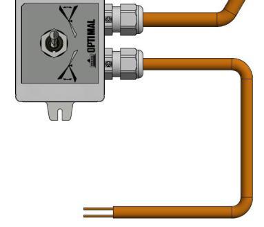 Modeller med elventil Med vikplogen levereras kontrollbox, spiralkabel mellan lastbärare - plog och kabel för inkoppling av manöverström till den el- hydrauliska