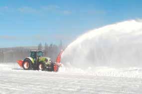 260 THS MONSTER SE Monster är snöfräsen för dig som kräver stor kapacitet och en väl beprövad snöfräs för traktorer upp till 300 HK.