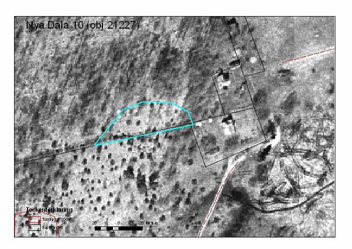 Lokal 9. Nya Dala (objekt 21227) Lokalbeskrivning Lokalen ligger ca 3,3 km OSO om Stenstorps kyrka.