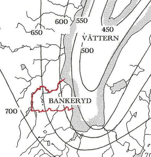 Berggrund Vättersänkan räknas som en sprickdal - en gravsänka. Den östra av de båda förkastningslinjerna är mest framträdande och kan med lätthet följas från Tenhult i söder till Omberg i norr.