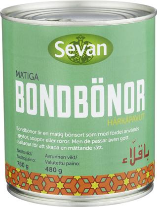 Bondbönor Stora Kikärtor