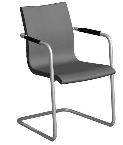 FLEX UP S-029 Barstol. Vridbart underrede i krom med fotstöd. Bar chair. Swivelling pillar frame in chromium with footrest. Underrede i lack, enligt RAL s.