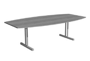 DISC T HIGH HB-9810 Bord i björk-, ekfanér eller vitlaminat F2274. Underrede i krom eller silverlackerad metall. Table in birch, oak veneer or white laminate F2274.