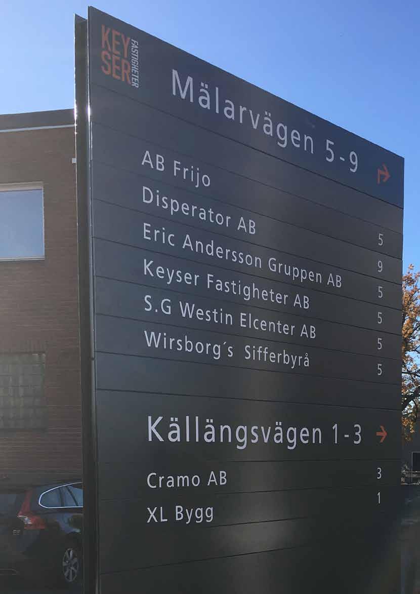 Bolagsöversikt EA-gruppen Eric Andersson Gruppen AB 556287-3967 AB Frijo 556046-8638 Bygg och Berglaget AB 556712-7385 Broby Spår AB 556601-3479 Inframontage AB 556903-2880 Bro & Väg Mälardalen AB