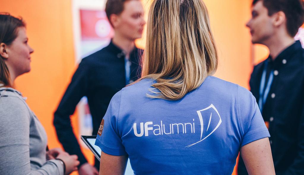 UF ALUMNI I sfären runt Ung Företagsamhet finns tusentals personer, alla med övertygelsen om att UF-företagande är viktigt för framtiden.