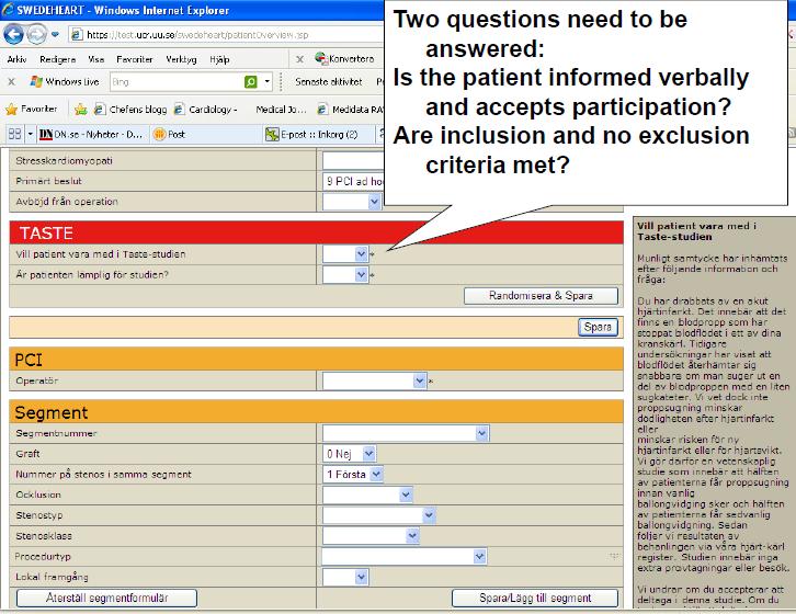 Pragmatic trials in registers