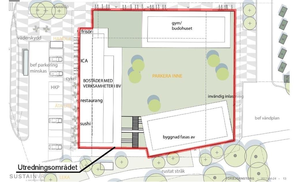 Om efterbehandling gör av dessa två föroreningsområden görs bedömningen att det inte föreligger någon risk för människor som kommer att vistas i bygganden eller på fastigheten.