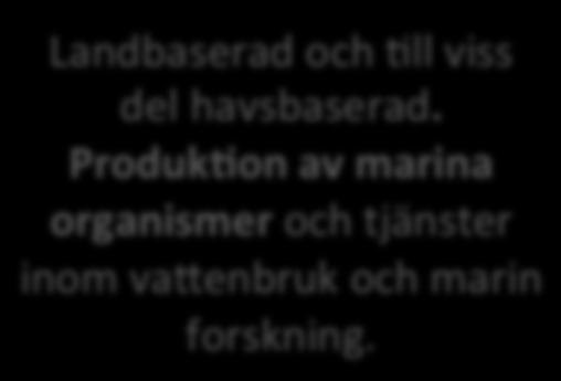 Arbetar också för a2 vara med a2 utveckla fler marina näringar än idag,