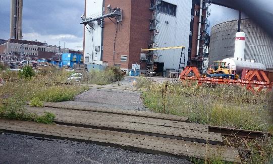 Vattenfalls egna fastigheter samt från Stålgatan.