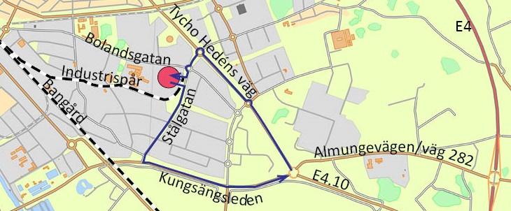 PLANFÖRSLAG/Trafik och tillgänglighet, forts Transportbehov Transporterna sker vintertid, då värmeverket är i drift.