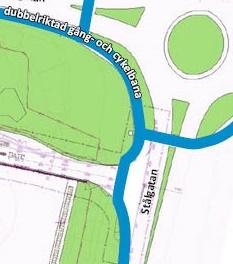 PLANFÖRSLAG/Trafik och tillgänglighet/vägtransporter forts Sammanfattning av Trafikutredning: Vattenfalls framtida angöring från Stålgatan (WSP 2017) Vattenfall har tagit fram trafikutredningen