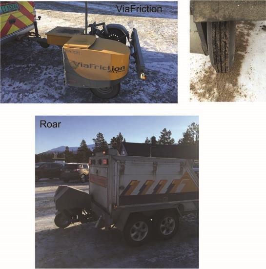 däcket och vägbanan beräknas. Det friktionsvärde som levereras från dessa utrustningar är idag den referens som är beskriven som referenssystem både i Sverige och Norge. Figur 9.
