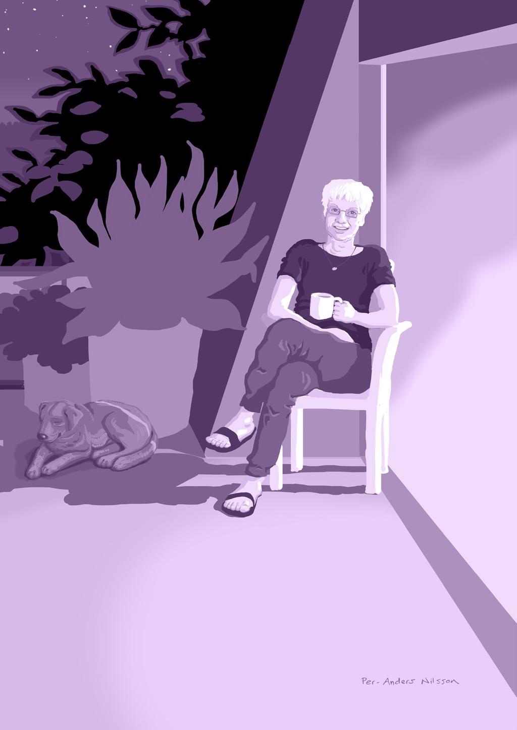 Kim & Ally, 74 Kim och Ally sålde nyligen sin villa för att flytta till Hamnhuset på Sanden. De njuter nu av att ha bo bekvämt och ha närhet till allt som händer i stan.