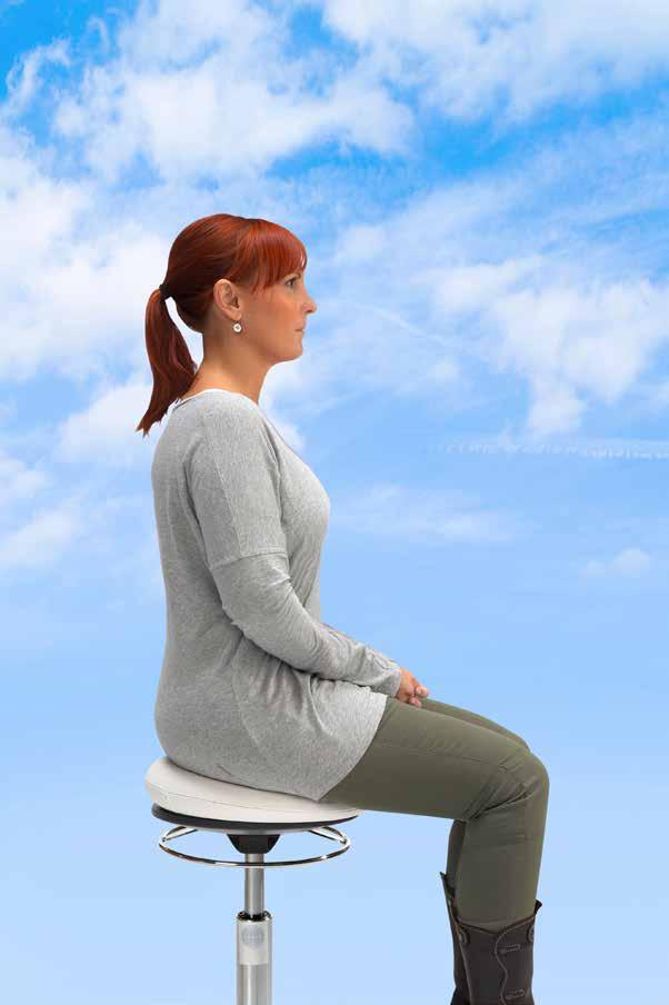 pilates Pilates Air Seat taburett Sitsen ger en sund och stark rygg