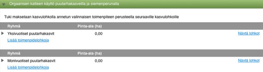 24 Huvudstödsansökan: miljöersättning Användning av organisk