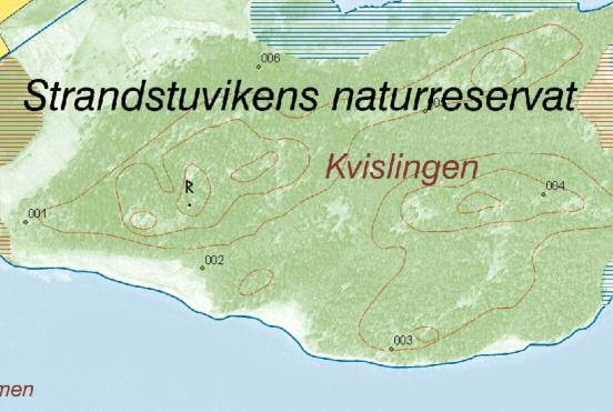 Kvislingen Skogen syd om Snäckviken. Området är ett tämligen orört skogsparti med barrdominans, centralt finns ett område med sumpig lövskog.