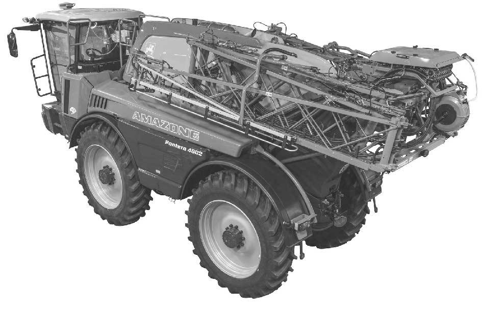 Instruktionsbok az Pantera 4502 med komfortpaket 2 Självgående fältspruta (Avgasnorm Euro 3A / Euro 4) MG5628 BAG0167.