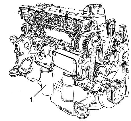 Rengöring, underhåll och service 14.6.2 Bränslefilter Motorn har ett bränslefilter (Bild 163/1). Bränslefiltret har en utbytbar filterinsats. Filterbyte 1.