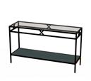 METALL TABLES SOFFBORD, LAMPBORD & AVLASTNINGSBORD VANESSA SOFFBORD 124L x 64B x 48H* VANESSA LAMPBORD 43B x 58D x 48H* VANESSA AVLASTNINGSBORD 124B x 38D x 71H* Svartlack 1480BLACK 8800:- Krom