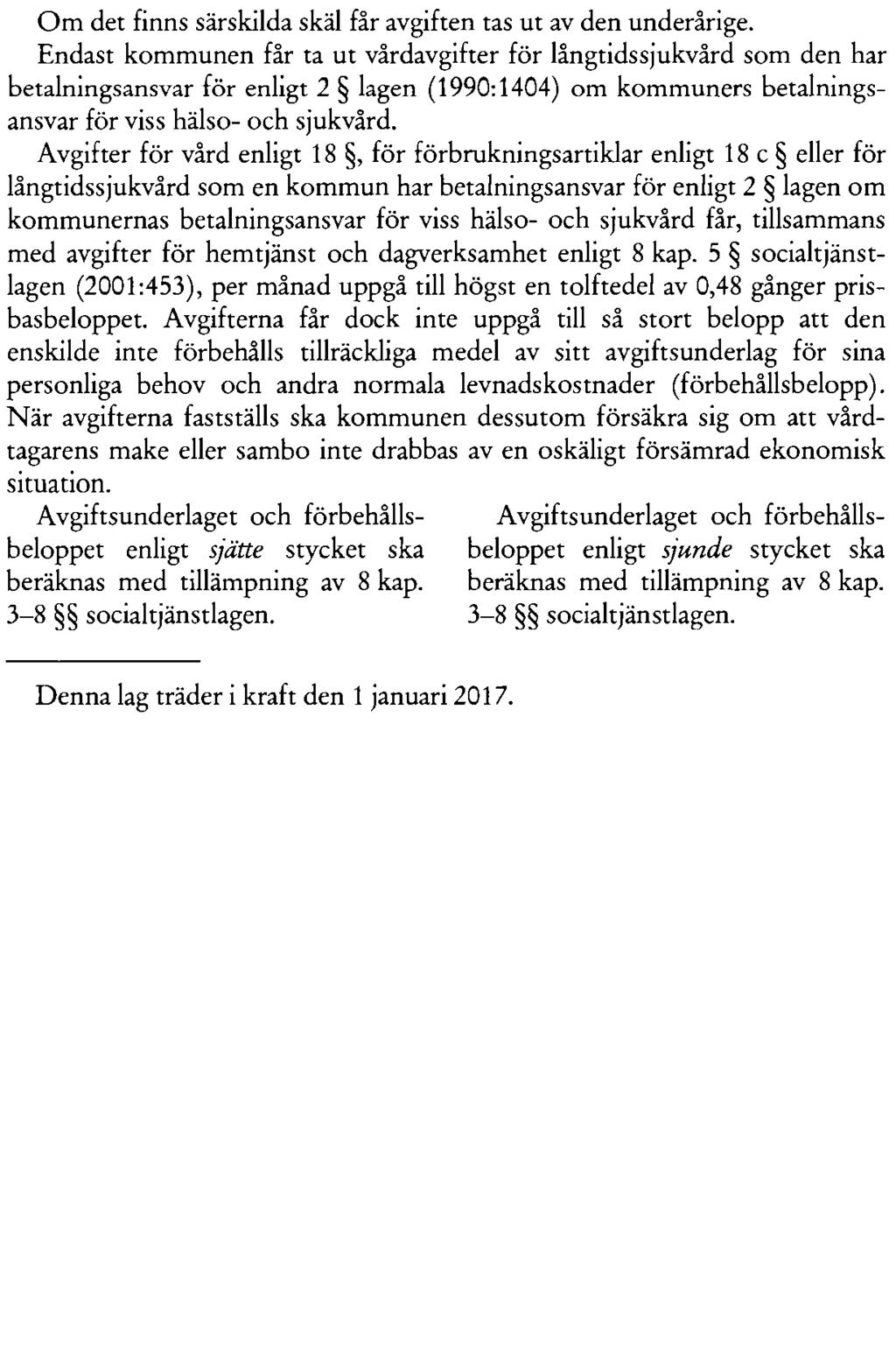 REGERINGENS LAGFÖRSLAG