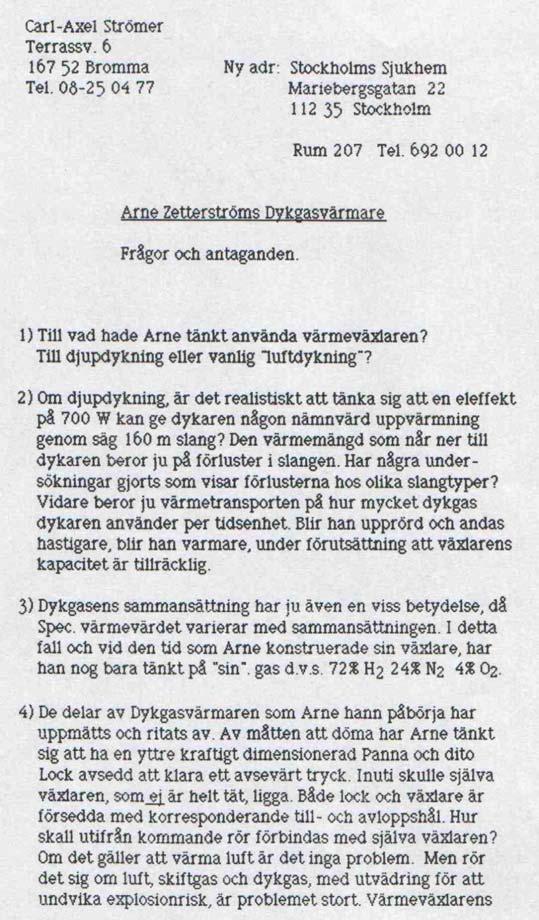 Arne Zetterström genom Carl Axel Strömers ögon.
