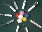 Bangolfresultat 8 januari 08 Säsongstart för golfsugna seniorer Frågan är om behovet av samvaro eller längtan efter golfspel var störst när vi drog igång säsongens bangolfspel.