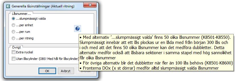 [166.000] Nya hantering av låsnummer Viktigt!