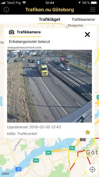 Man kan också nå trafiknyheterna på Trafiken.