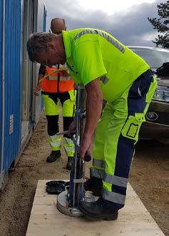 Genomförda laboratorieförsök MCV Blandningsförsök med GLS från olika pappersbruk och morän från Näsliden i syfte att jämföra egenskaper.