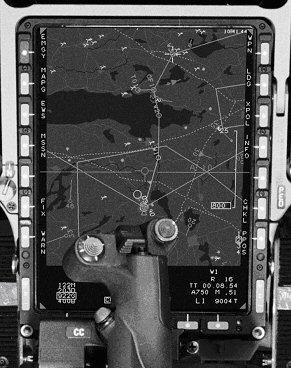 ChP 04-06 Sid 29 Andra flygplan Egen position Figur 4. Taktisk Indikator (TI) placerad i centrum av cockpit.