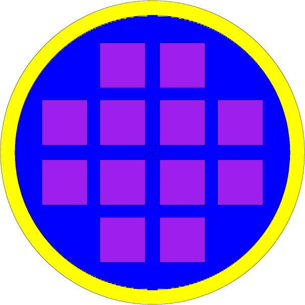 kapsel med 12 BWR bränsleelement.