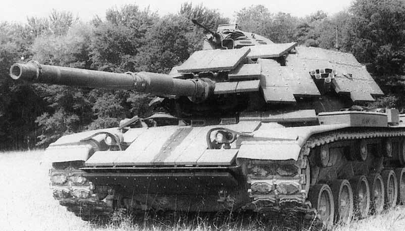 Amerikanska armén utvecklade ett reaktivt pansar för stridsvagn M60A3.