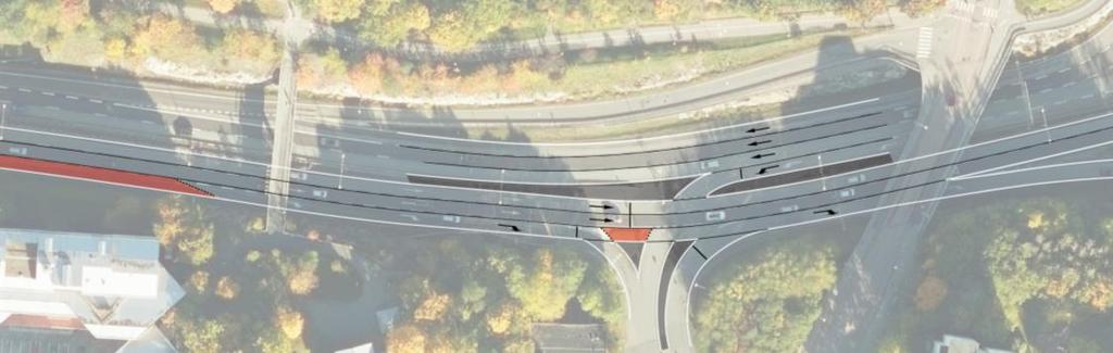 17(34) 3.3 Åtgärdspaket tpl Bergshamra & tpl Inverness Inom TRV:s projekt Trafikplats Bergshamra/Stocksundsbron har en breddning av Stocksundsbron utretts. Projektet saknar i dagsläget finansiering.