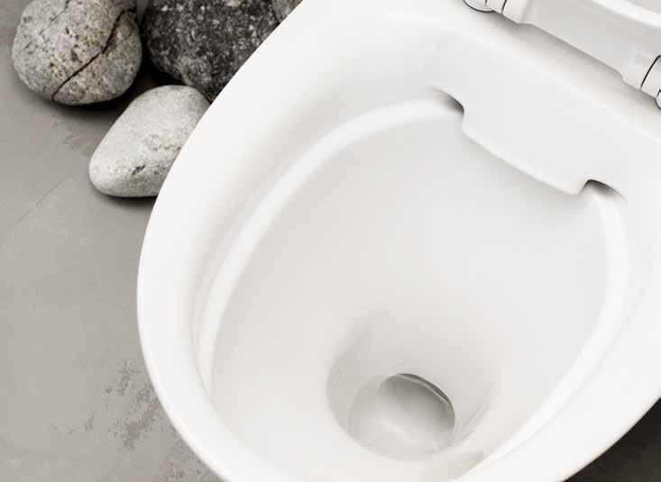 Ifö Spira Rimfree är en svensktillverkad WC helt utan spolkant där smuts och bakterier