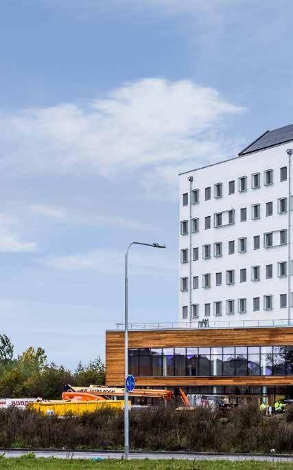 Fantastisk potential Arenahotellet i Uppsala Sveriges första prefabricerade hotell finns i Uppsala. Hotellet är byggt av moduler producerade av PartGroup.