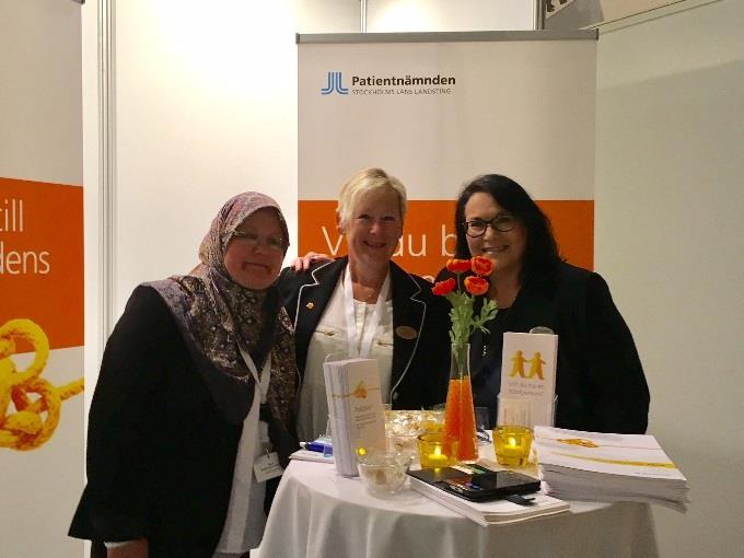 Patientnämndens förvaltning förvaltningschef samt handläggare och administratörer med bakgrund som sjuksköterska, sjukgymnast/fysioterapeut,