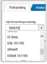 Funktioner/knappar i förhandlingsfönstret: Nedan följer en förklaring/beskrivning av de övriga funktioner och knappar som förhandlingsfönstret har.