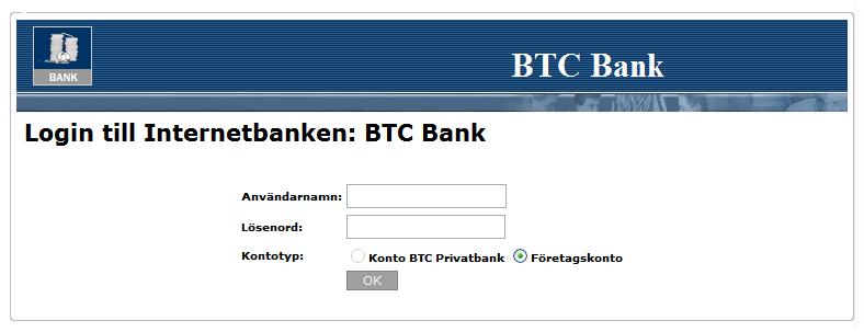 till banken för betalning av