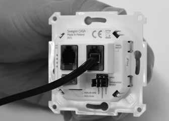 .6 Installation av Smart kontrollpanel Maximalt två Smart kontrollpaneler kan anslutas till aggregatet.