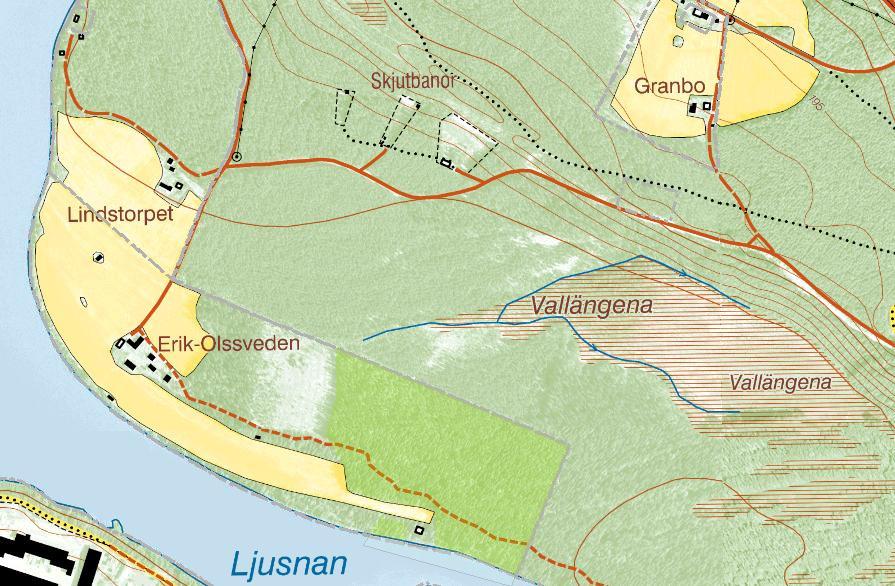 Karta tillhörande Gävleborgs läns författningssamling 21FS 2011:18 Dnr 511-11616-09 61-259 Erik-Olssvedens naturreservat Bakgrundskarta: Fastighetskartan