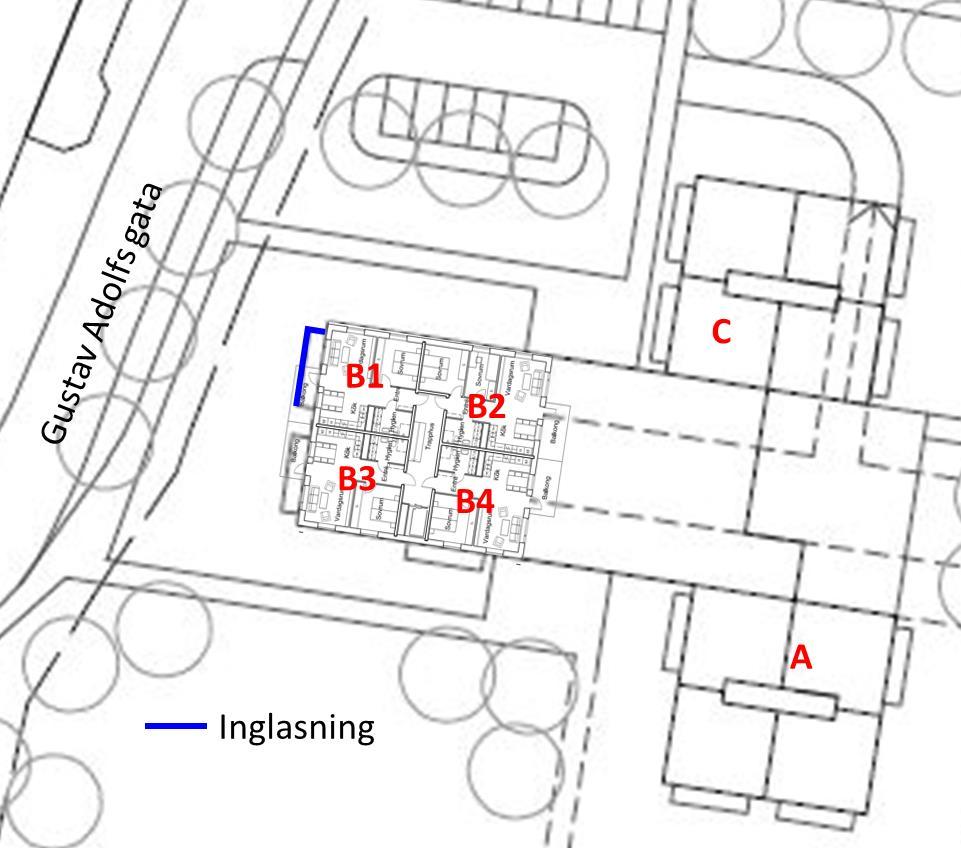 5. BERÄKNINGSMODELL Beräkning av förväntade trafikbullernivåer vid de planerade bostadshusen och dess närliggande omgivning har utförts i enlighet med gällande beräkningsmodell, d v s enligt metoden
