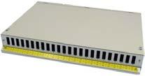 Optoateriel Terineringsboxar, Förkontakterad ODF 50 ODF pref T405 SC/UPC fanout - TD Fiberoptik ODF T405 ed föronterade SC-fanouter, 4-fibersband. Artikelnr Benän.