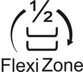 Deaktivera funktionen 3-i-1 genom att trycka på motsvarande knapp (lampan släcks). Flexi Tabs Funktion avsedd för multifunktions disktabletter.