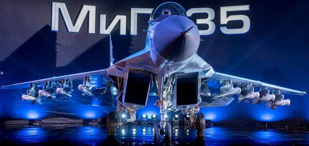 Multirollflygplan MiG 35 från Mikojan (Ryssland) Den 26 januari presenterade den ryska flygkonstruktionsbyrån Mikojan (MiG) det nygamla flygplanet MiG-35.