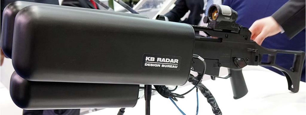 Burna system för bekämpning av UAS Buren störare mot UAS från italienska CPM Elettronica. Buren störare mot UAS från australiska Drone Shield. Buren störare mot UAS från vitryska KB Radar.