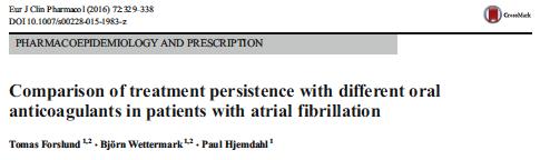 , Lancet 2010;376:975-83 Reilly PA, et al., JACC 2013; e-pub. Monitorering inte bara ett problem!